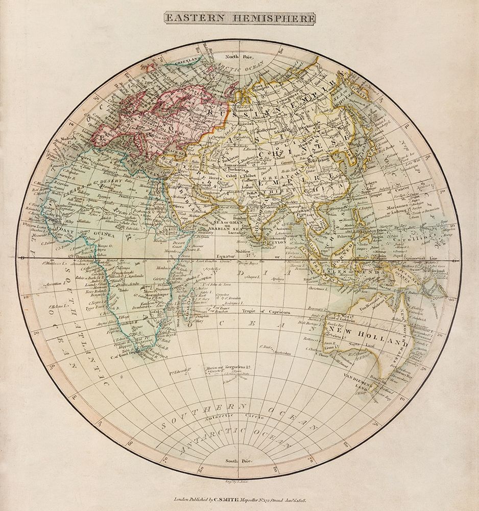 Eastern Hemisphere 1808