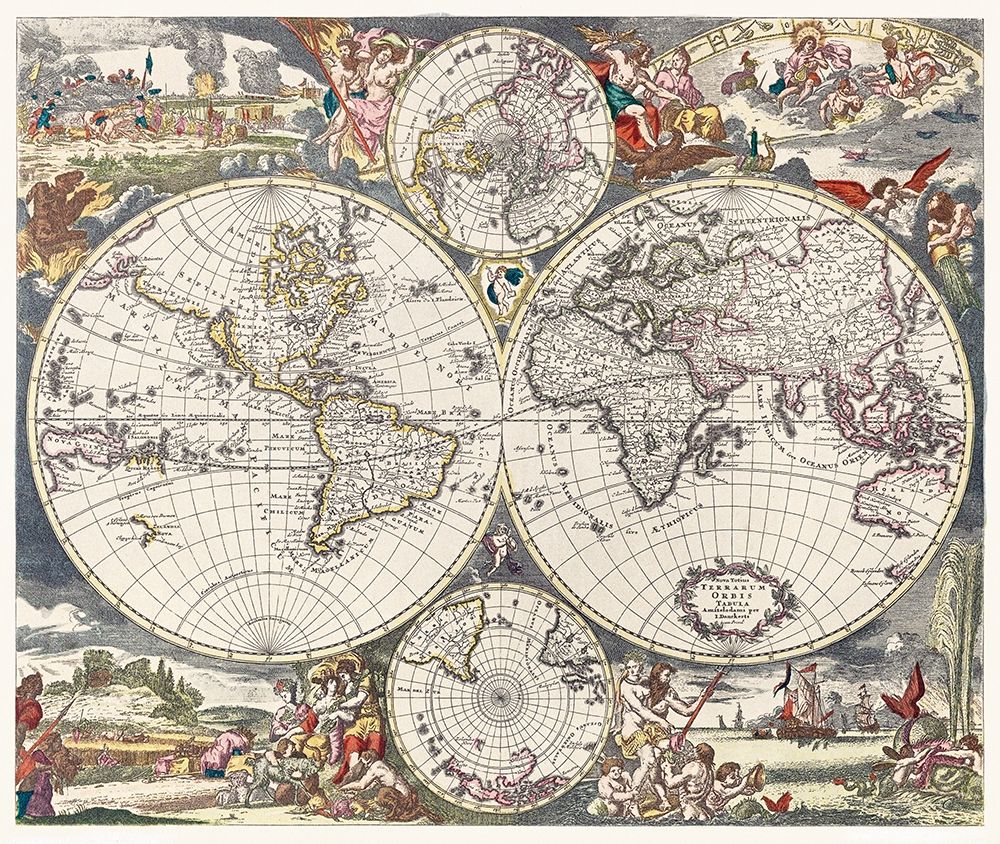 Nova Totius Terrarum orbis tabula 1660