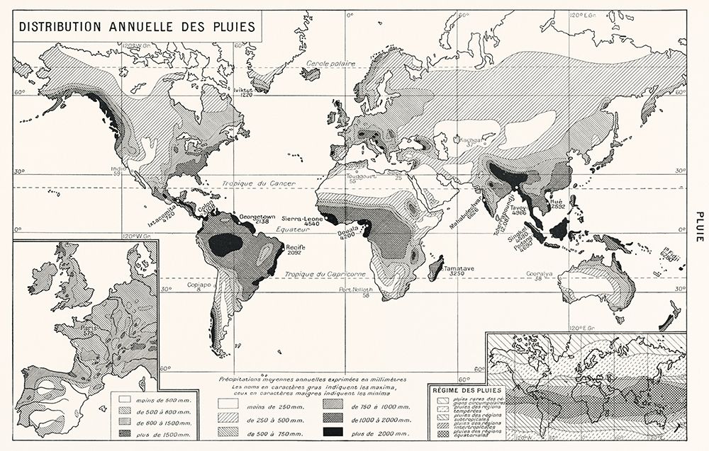 Annual Rainfall Distribution