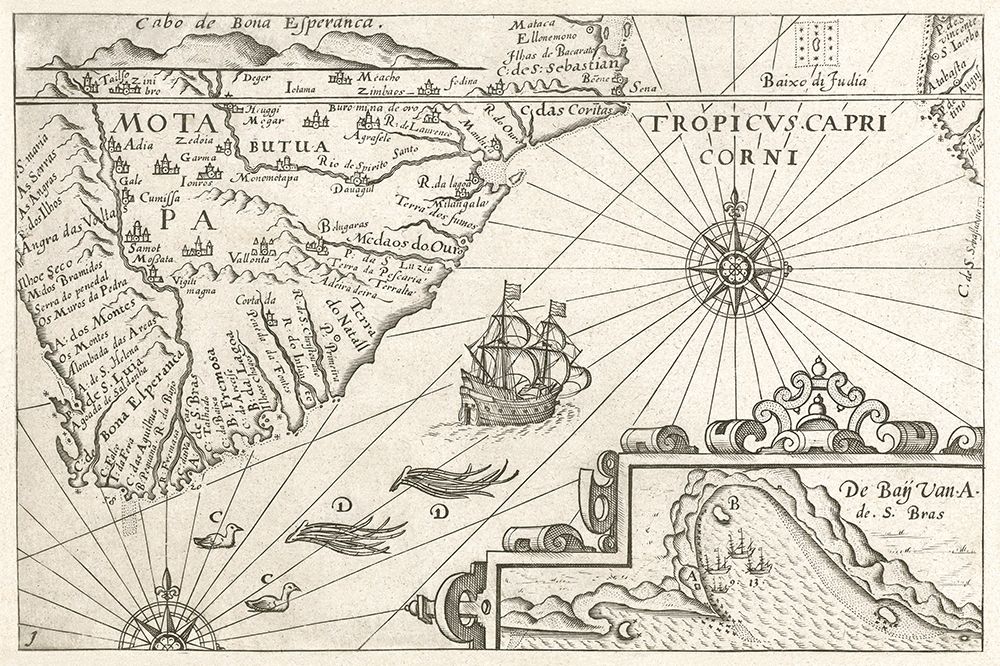 Map of the Cape of Good Hope