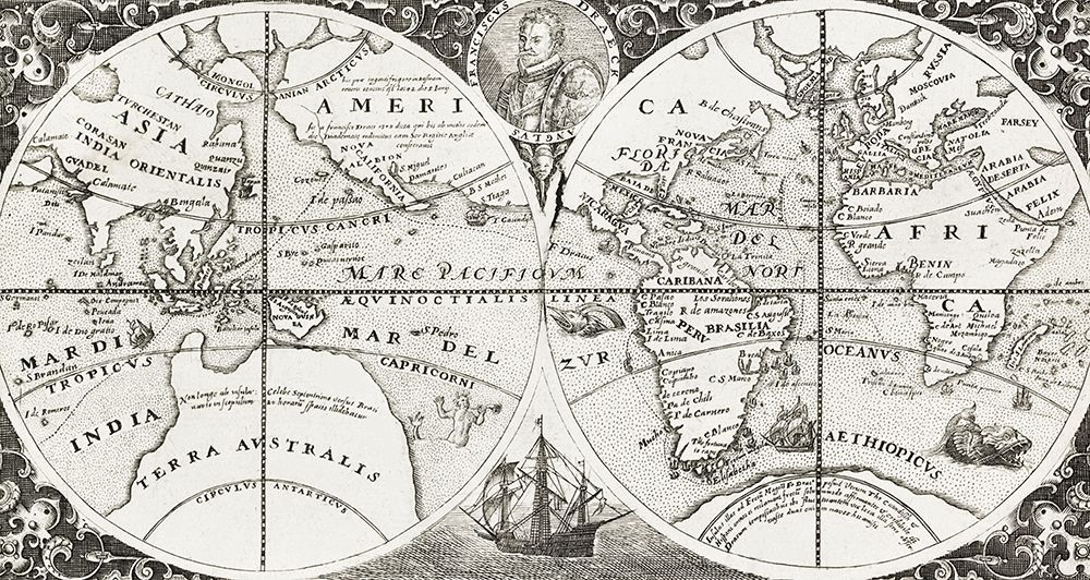 Grand voyages-Part VIII title page from Grand voyages 1596