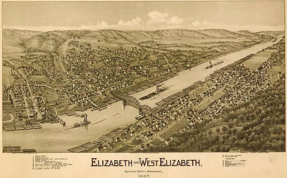 Elizabeth and West Elizabeth Pennsylvania