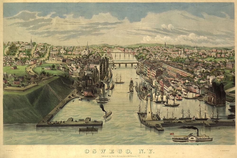 Oswego New York 1855