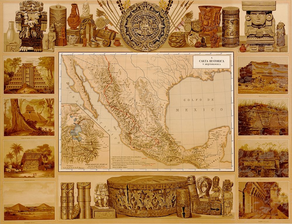 Archaeological Map of Mexico