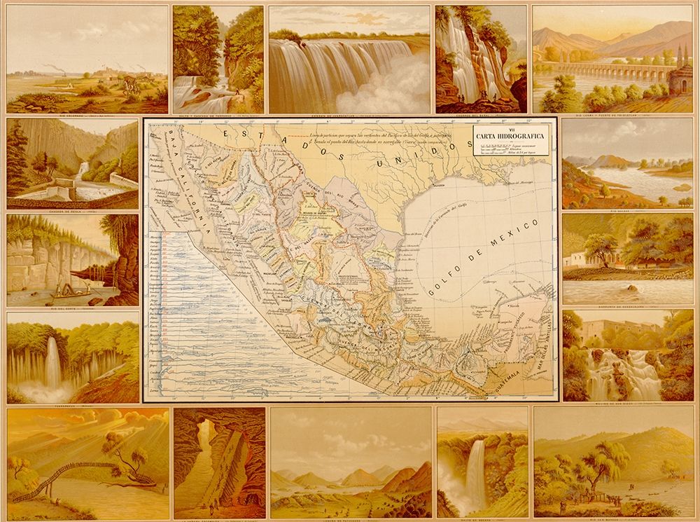 Waterfalls and Dams in Mexico