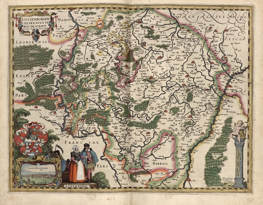 Map of Luxembourg