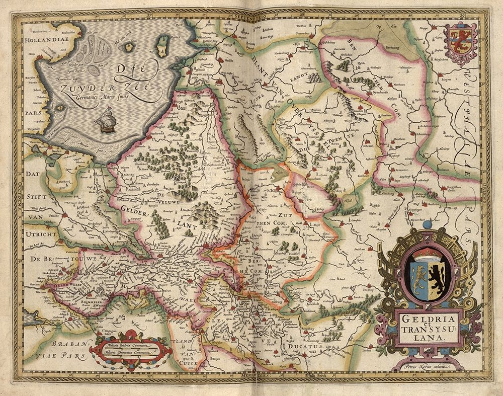 Map of Transylvania Roumania