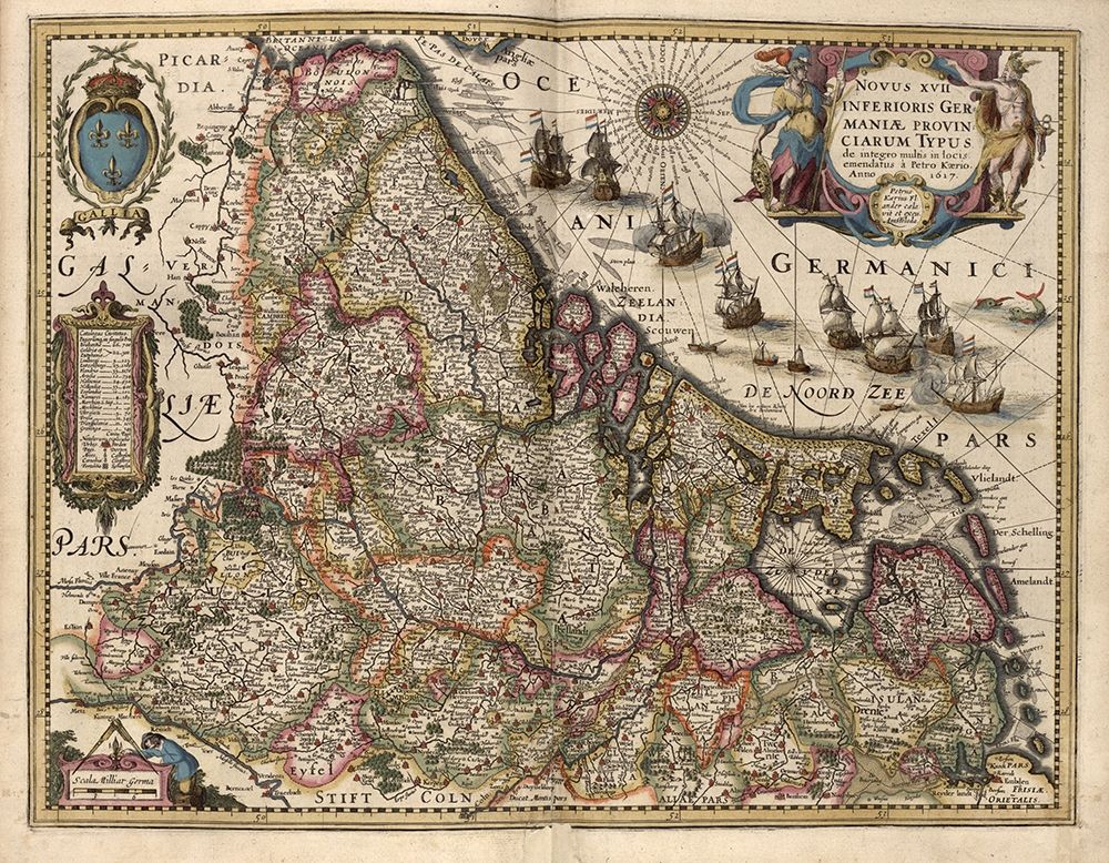 Map of Picardy France