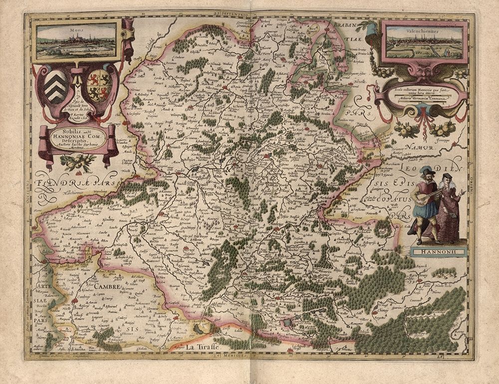 Maps of Hainot Belgium