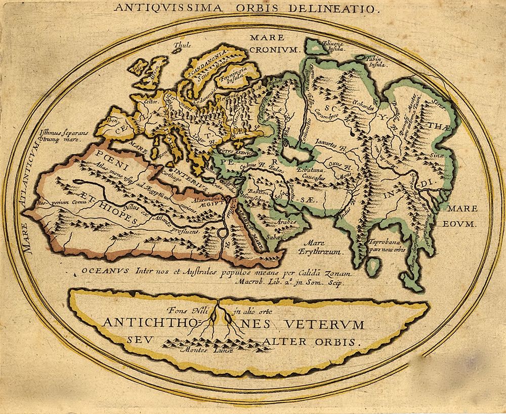 Antique World Map