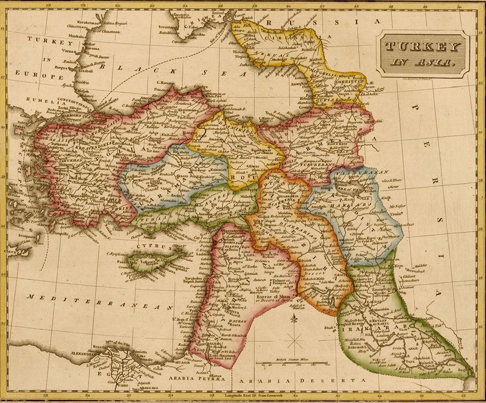 Turkey in Asia Middle East 1817