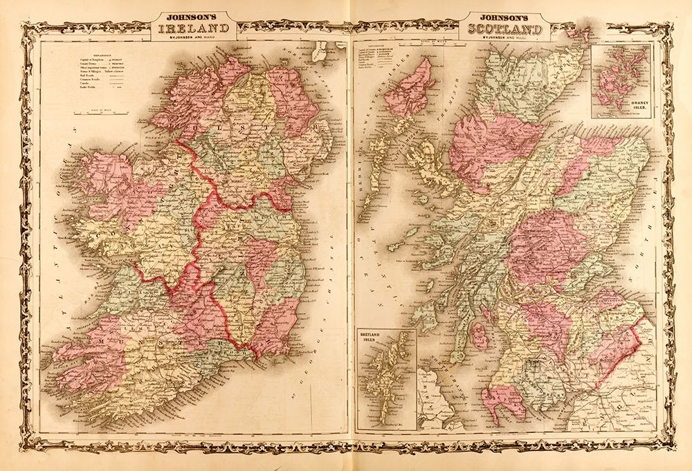 Ireland and Scotland 1862