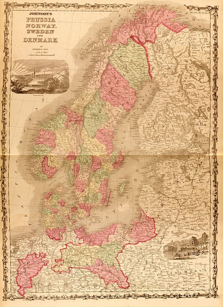 Russia Norway Sweden and Denmark 1862