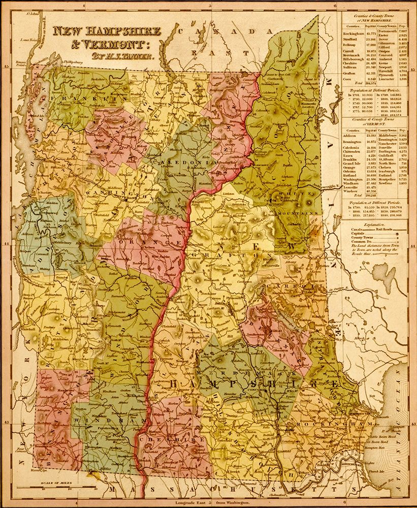 New Hampshire and Vermont 1844