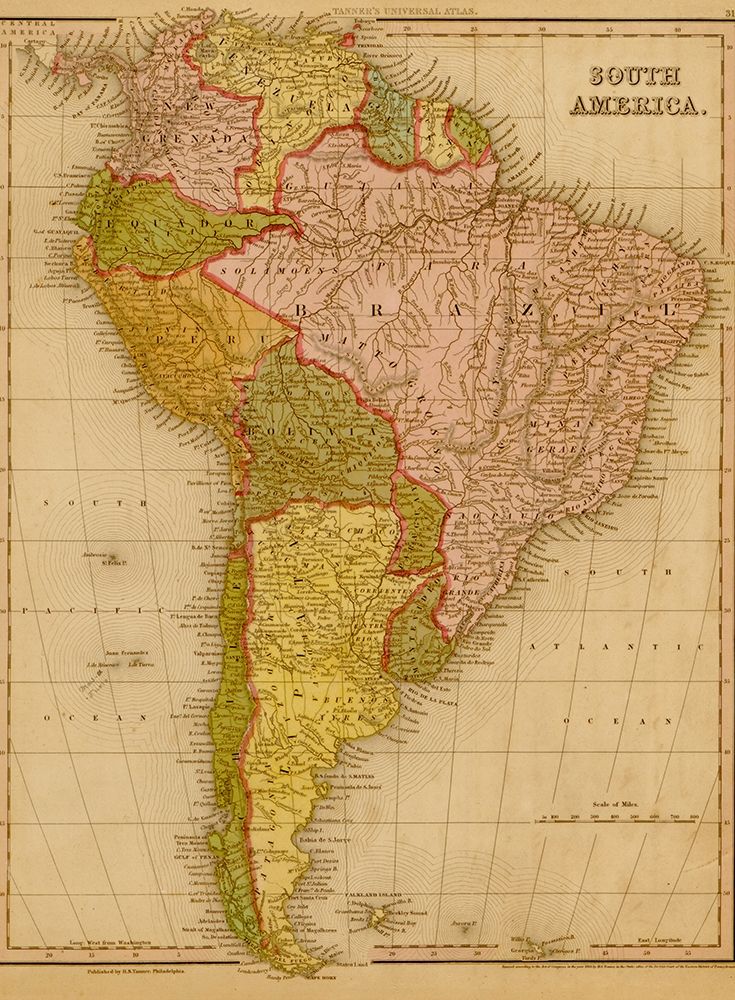 South America 1844