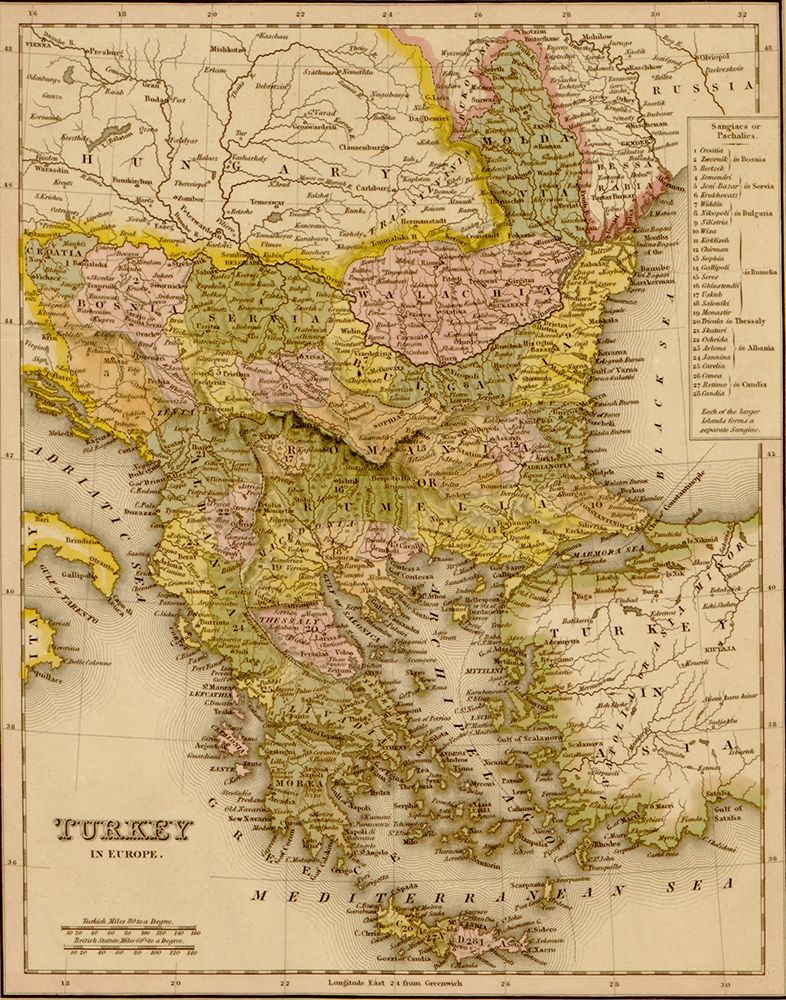 Turkey Greece 1844