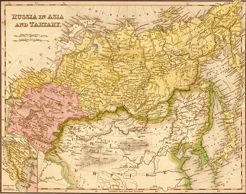 Russian Asia and Tartary 1844