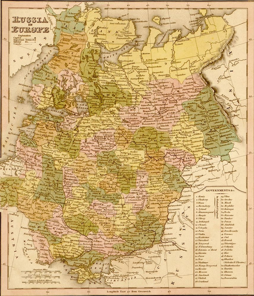 European Russia 1844