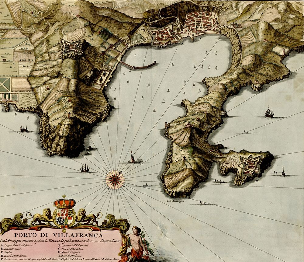 Villa Franca on the Mediterranean 1700