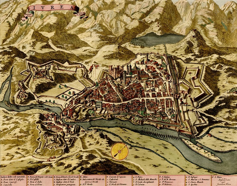 Ivrea Near Turin 1700