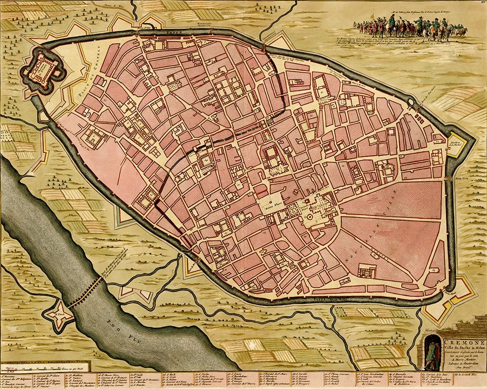 Battlements at Milan 1700