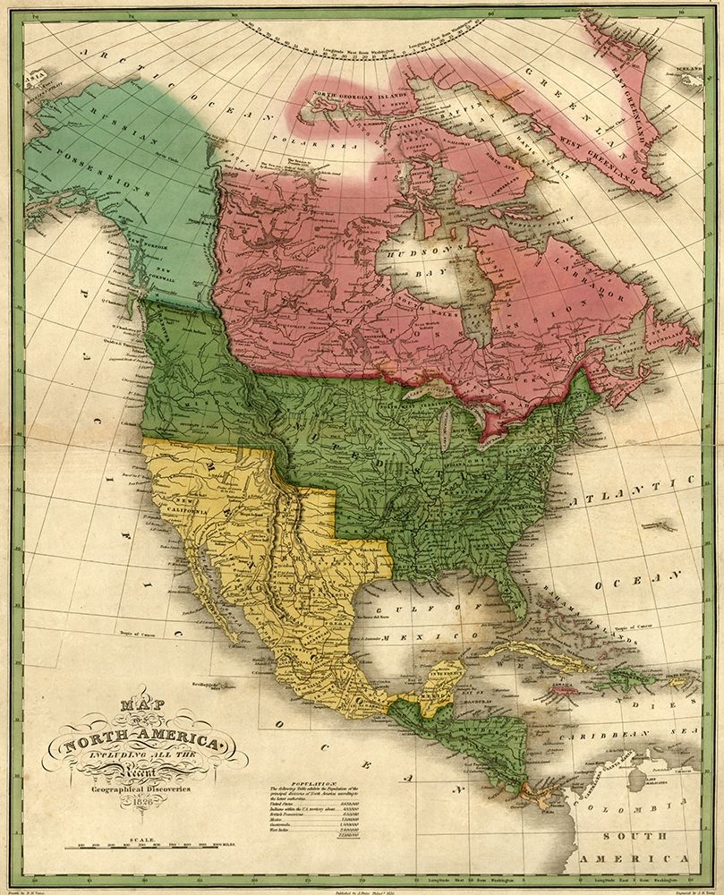 North America 1826
