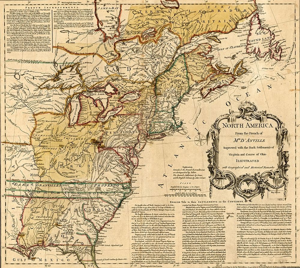 North America 1758