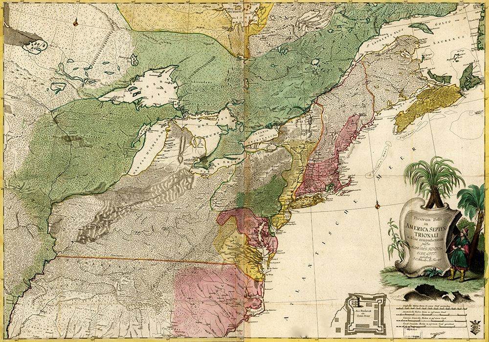 Theatre of War in North America 1755