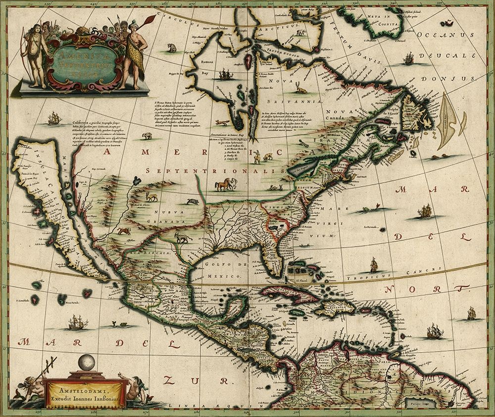 America in the 17th Century 1652