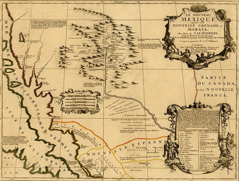 Mexico and California 1742