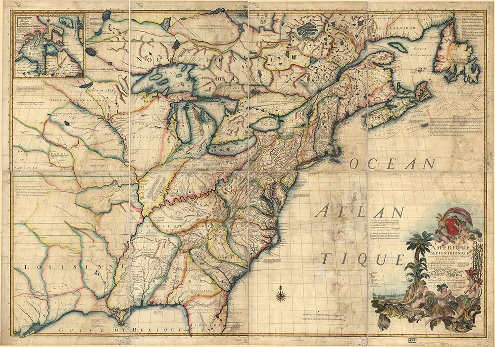 French and English Settlements in the US 1777