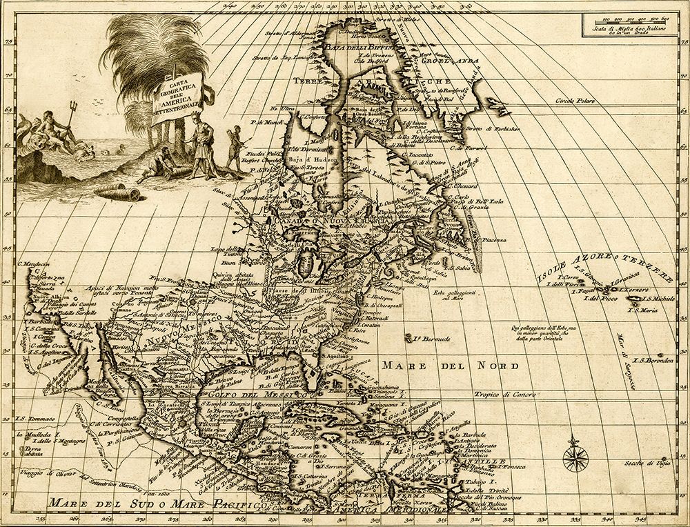 North America 1750