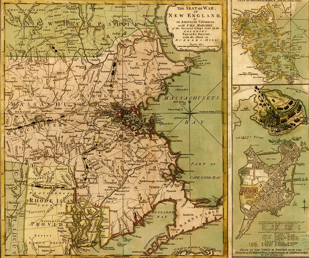 Revolutionary War in New England 1775
