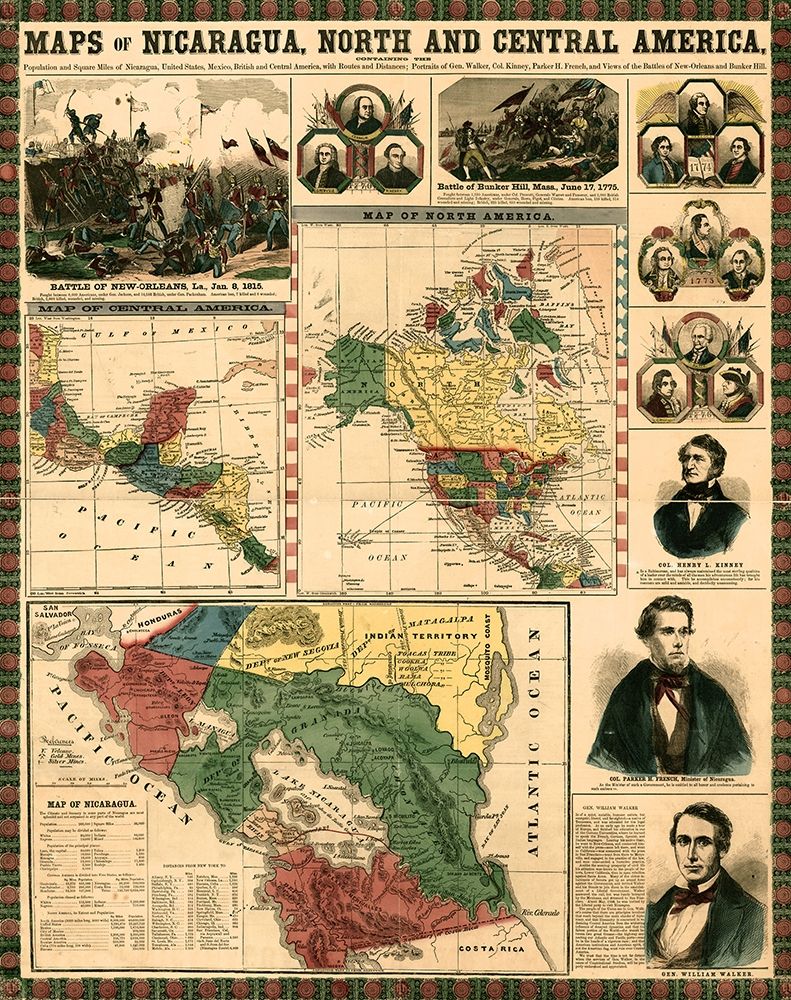 Nicaragua and Central America-Mexico-isthmus of Panama