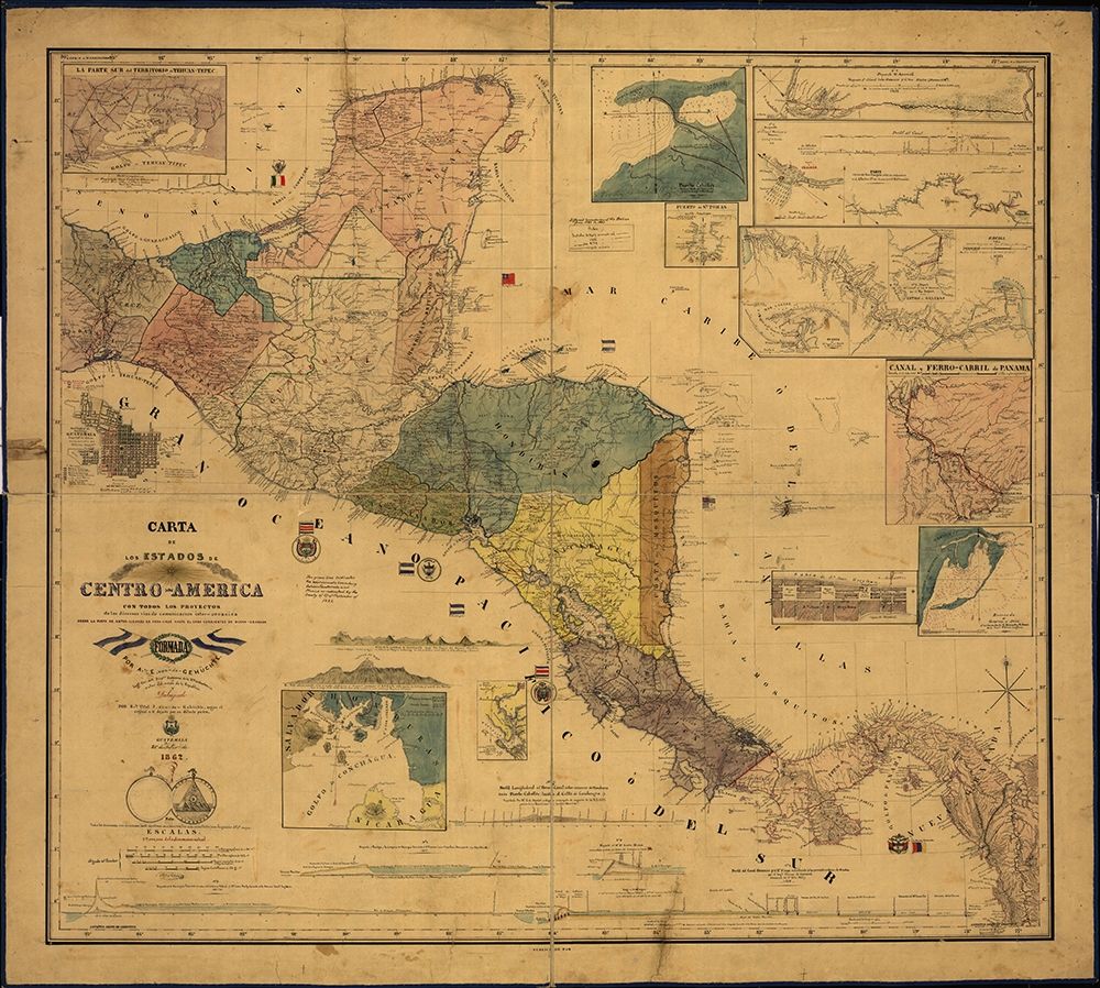 States of Central America 1862