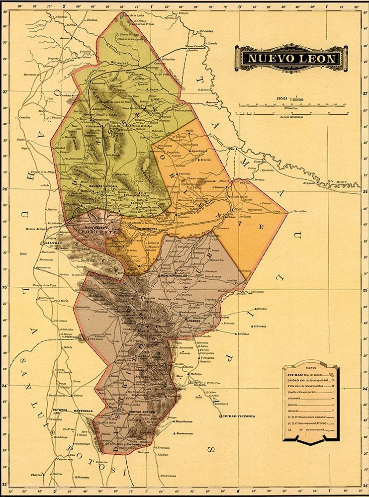 Nuevo Leon 1844