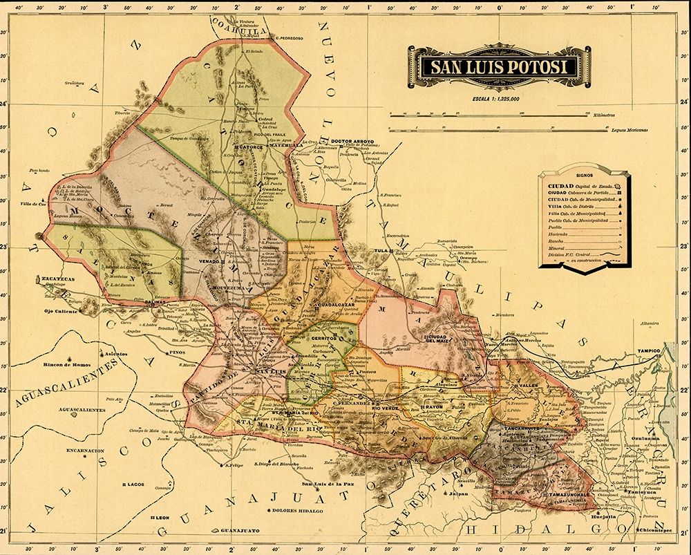 San Luis Potosi 1844