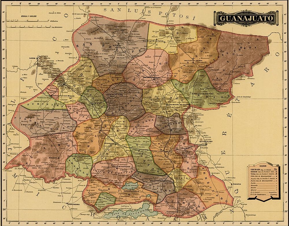 Guanajuato Mexico 1844