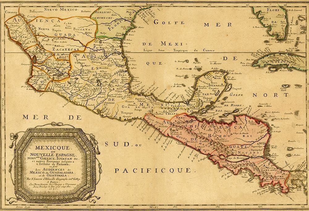 Mexico New Spain 1656