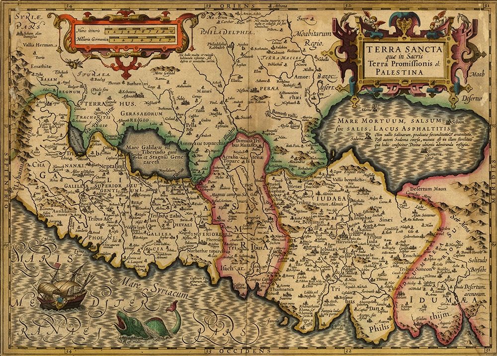 Palestine Holy Land 1782