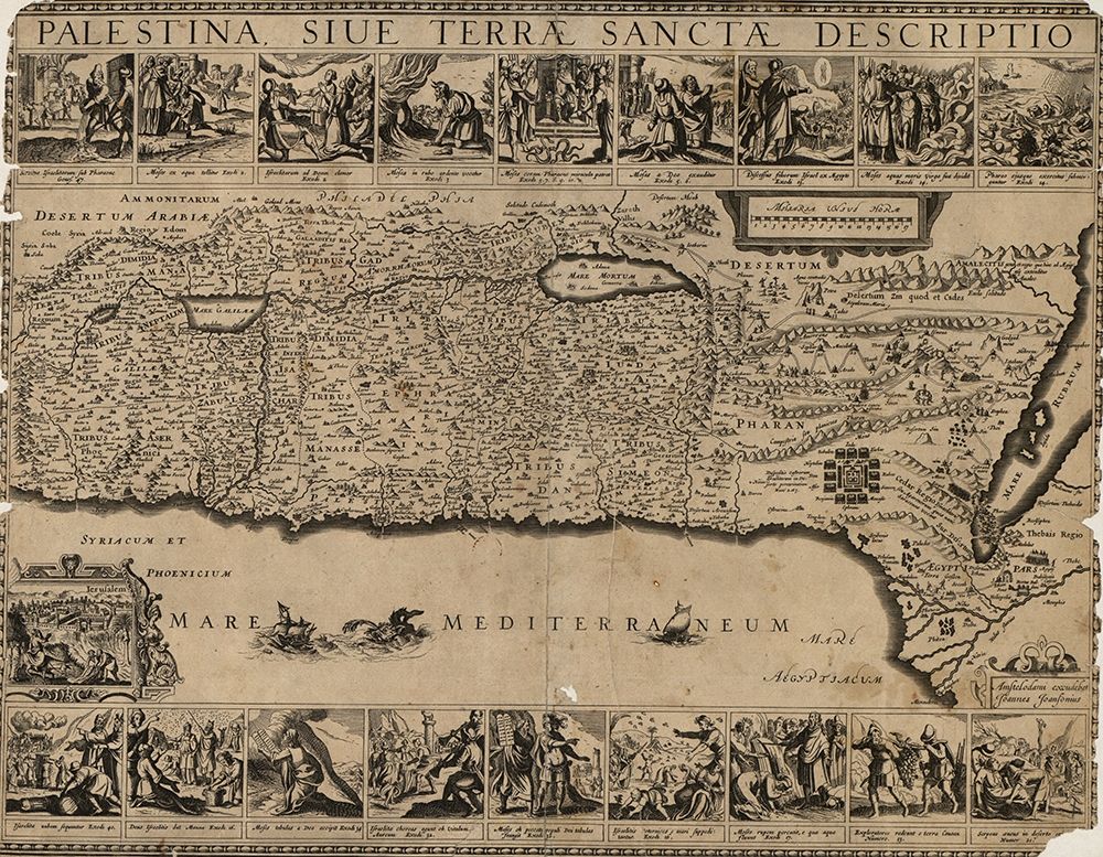 Holyland Land Palestine 1650