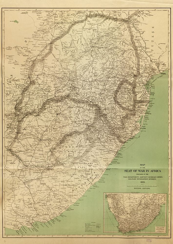 Seat of War in Africa 1899