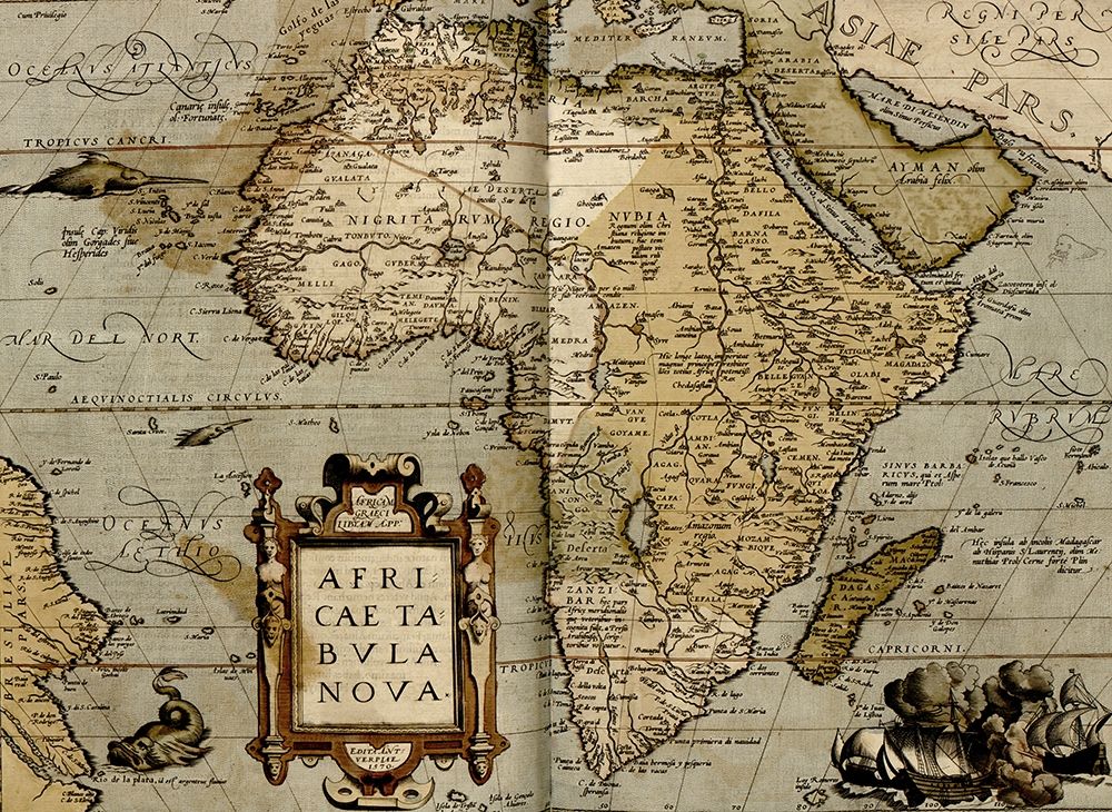 Ortelius Africa 1579