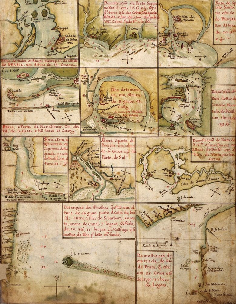 Brazilian Ports and Rio de La Plata 1630