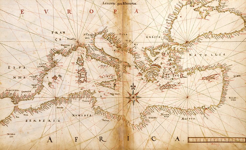 Portuguese maps of the Mediterranean Countries 1630
