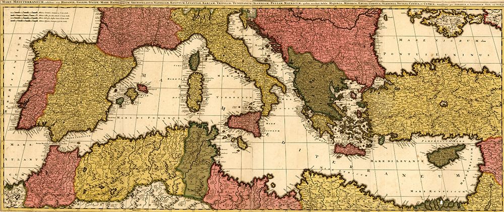 Mediterranean Sea 1695