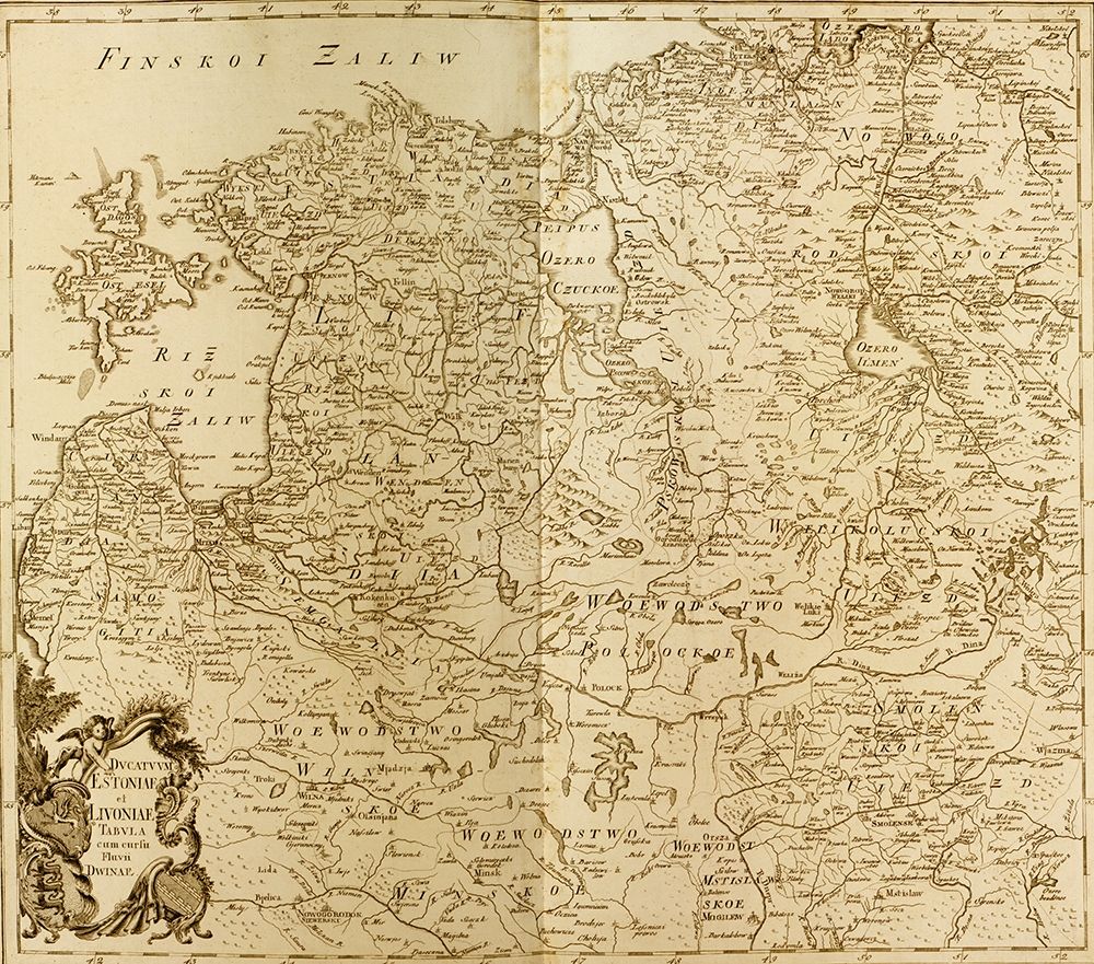 Estonia and Lithuania 1745