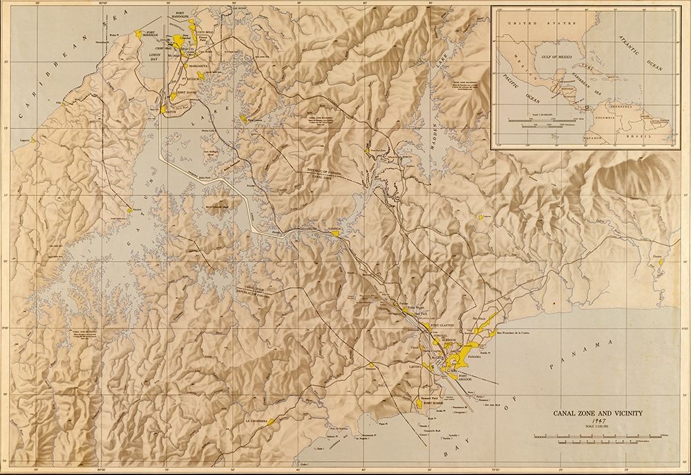 Panama Canal Zone 1947