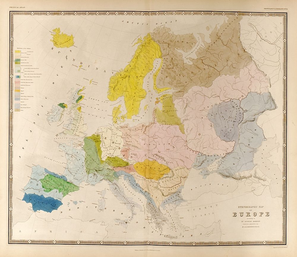 Ethnographic Map of Europe