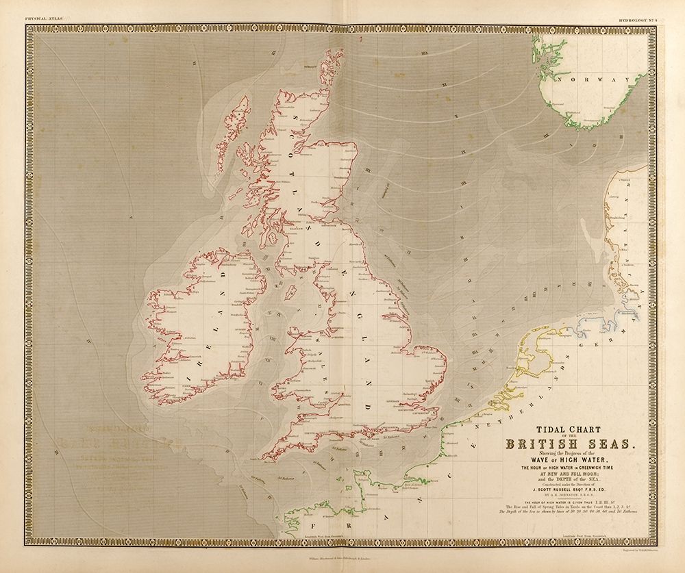 British Isles Waves High Water and Tides